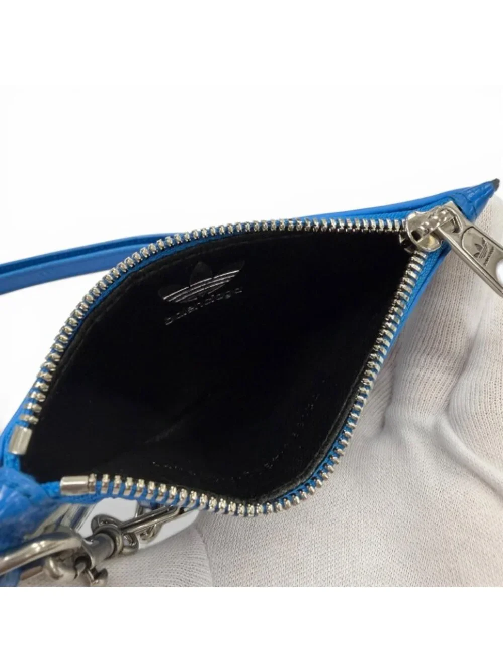 Balenciaga Adidas Leather Trefoil Strap Fragment Case Coin